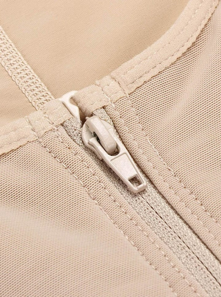 Strapless shaper faja with zipper