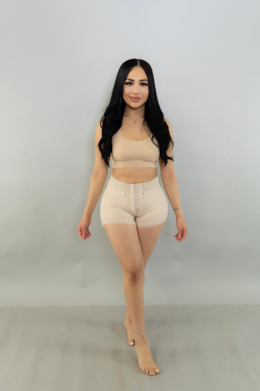 Heart shape mini shorts FAJA COLOMBIANA
